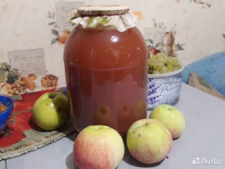 Сок, яблоки сушенные,мед
