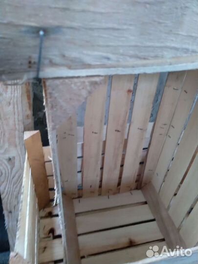 Ящики-пласмасса и деревянные для мелочей