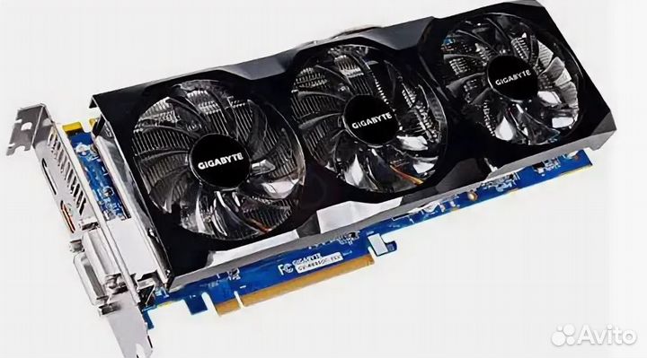 Неисправная Gigabyte 6870 WindForce 3X