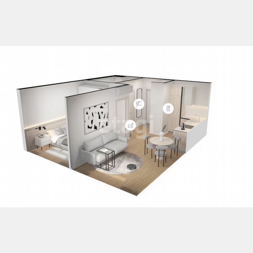 1-к. квартира, 32,2 м², 3/14 эт.