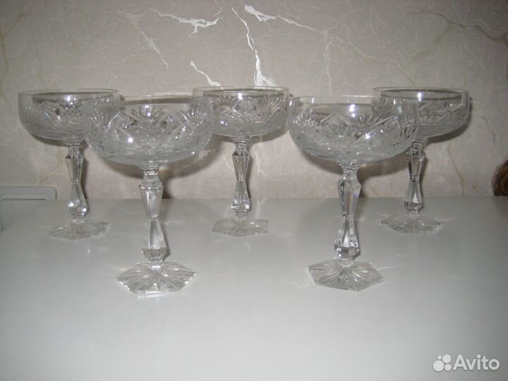Креманки хрустальные