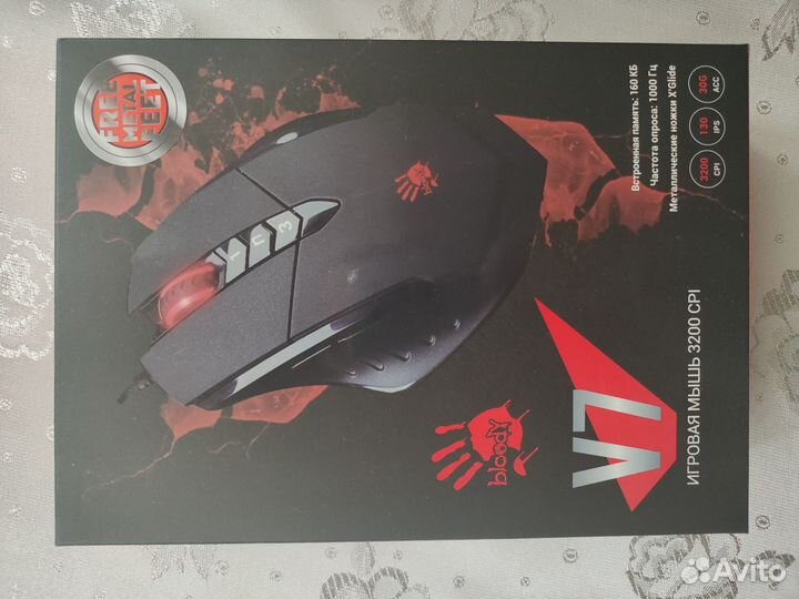 Мышь A4tech Bloody v7 новая