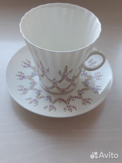 Чайно-кофейные фарфоровые чашки лфз