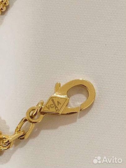 Браслет Van Cleef золотой