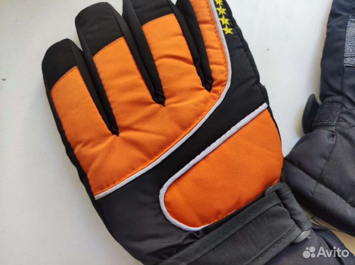 Мужские горнолыжные перчатки утеплённые