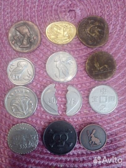 Обмен продажа монеты магнит