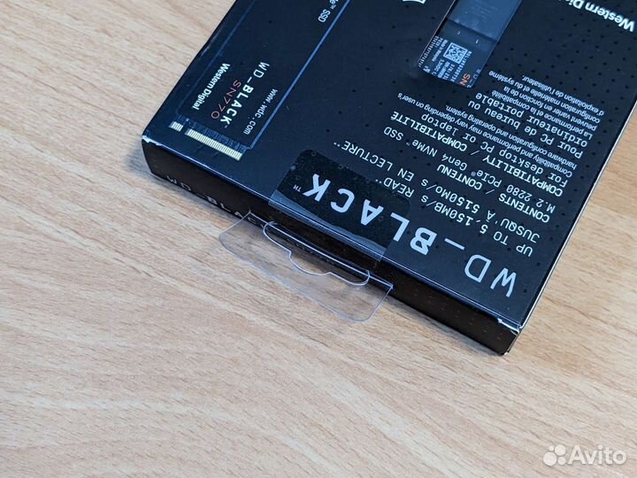 Новый SSD 2 Tb WD Black SN770 Game Drive