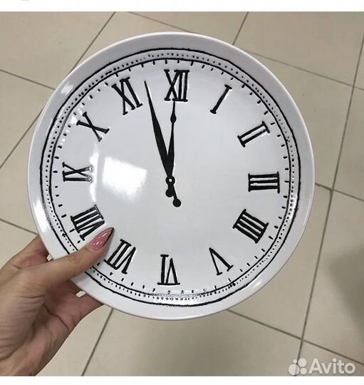 Тарелки с часами Винтер 2018 IKEA