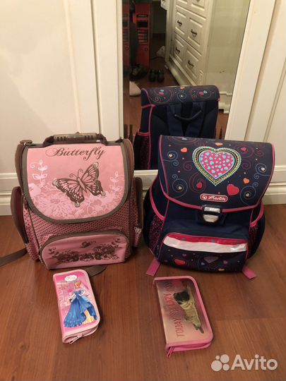 Рюкзак школьный для девочки бу