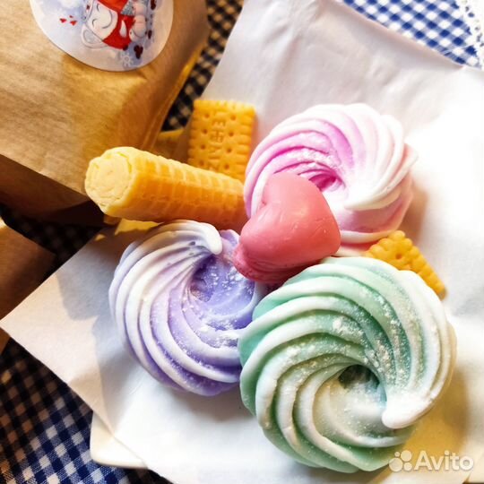Мыло ручной работы набор 3 шт
