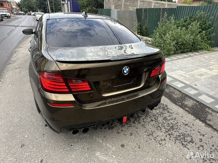 Выхлоп bmw m5 f10 от резонаторов и до конца