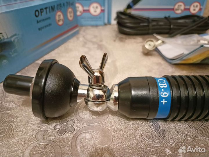 Антенна для рации Optim CB-9 plus 27мгц врезная