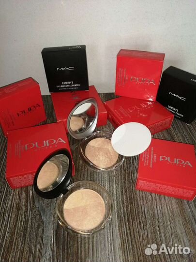 Пудра запечанная Пупа, Мак, всё тона в наличии