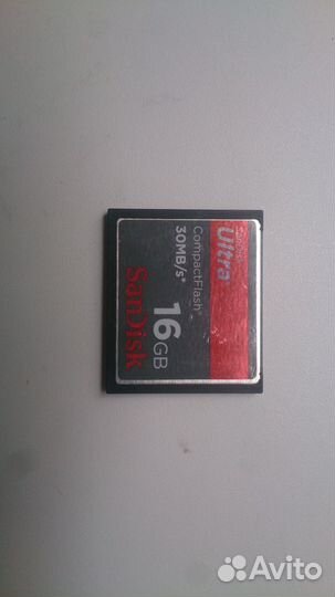 Карта SanDisk Ultra,CompactFlash 30MB/s,16GB