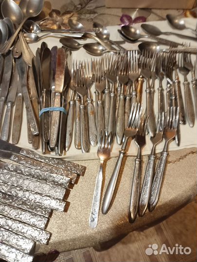 Ложки вилки нержавейка СССР