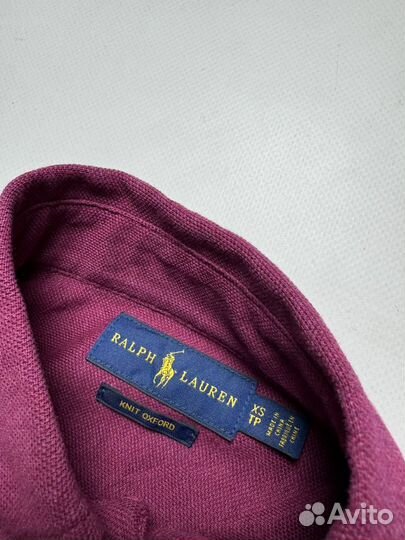 Рубашка Polo Ralph Lauren Knit Oxford Shirt (XS)