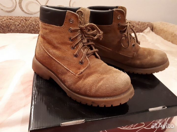 Зимние ботинки (натуральная замша) 37 размера