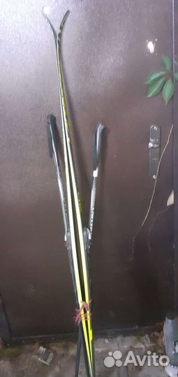 Лыжи беговые детские 150+ботинки