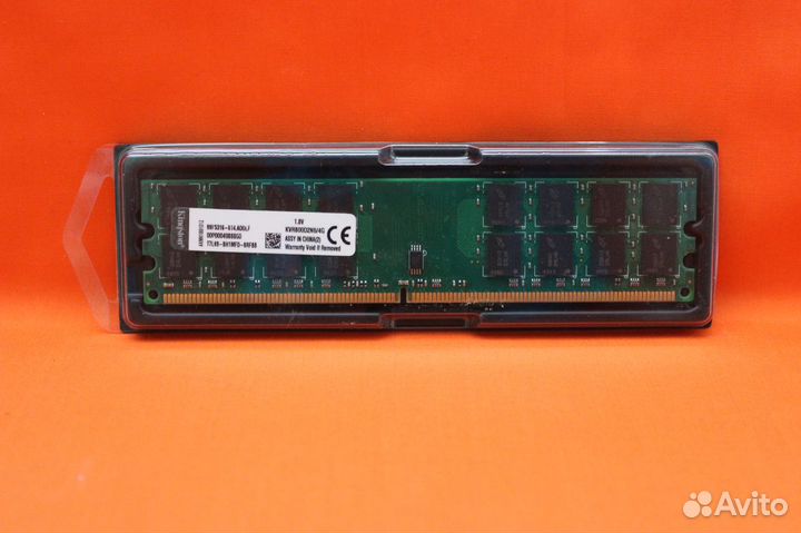 DDR2 4Gb 800MHz Kingston KVR800D2N6/4G. AMD. Новая