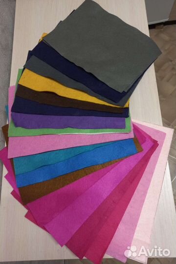 Фетр А4, мулине, полимерная глина, фоамиран