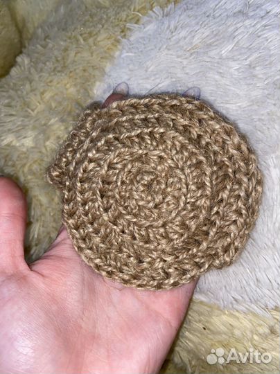 Эко мочалка из джута