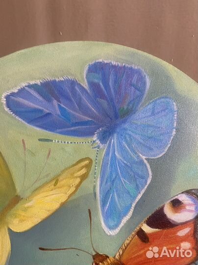 Картина маслом «Бабочки»