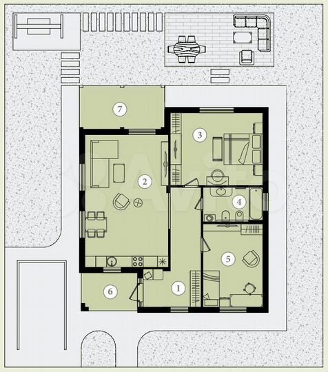 Дом 110,1 м² на участке 3,5 сот.
