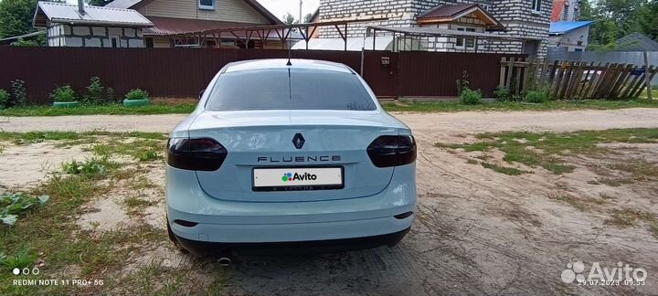 Renault Fluence, 2013