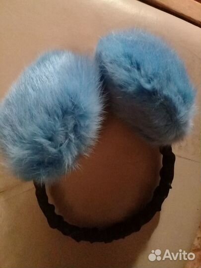 Меховые наушники