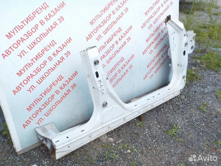 Порог правый со стойками кузова Мазда 6 GH