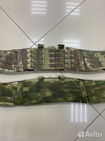 Пояс тактический, каркасный, с капами Катран