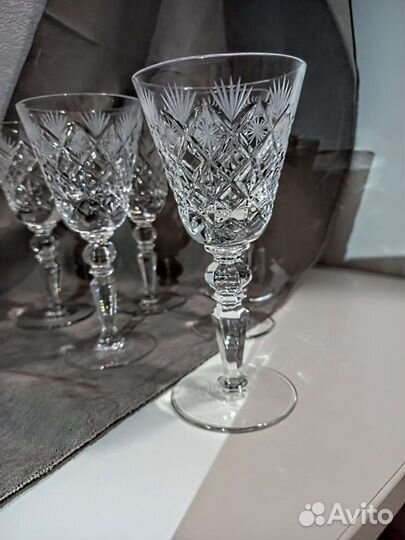 Фужеры салатницы вазы хрусталь СССР винтаж