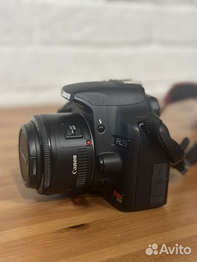 Зеркальный фотоаппарат canon eos 500d + объектив