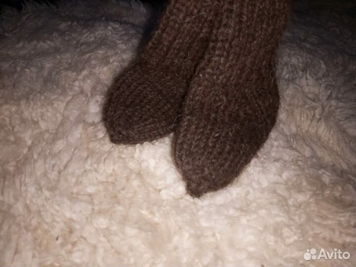 Носки вязанные для новорожденных (ручная работа)