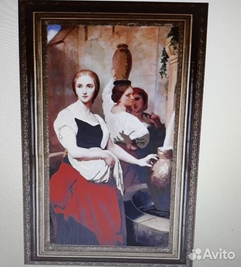 Схема для вышивания бисером Маргарита у фонтана