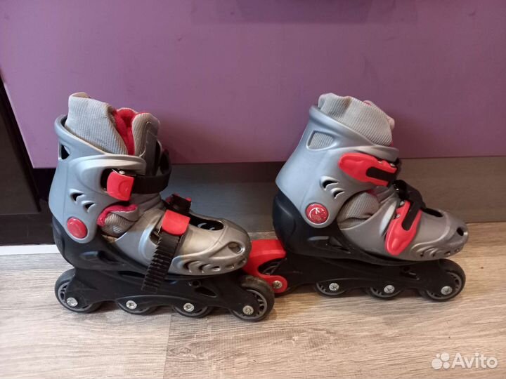 Роликовые коньки детские раздвижные
