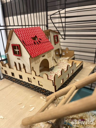 Клетка для грызунов с хомяками