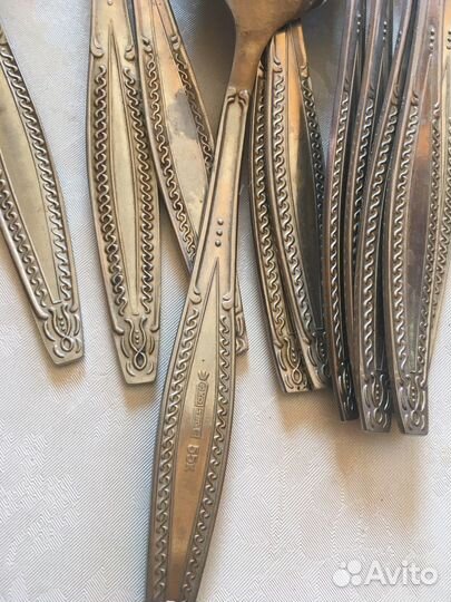 Ложки ножи мельхиор