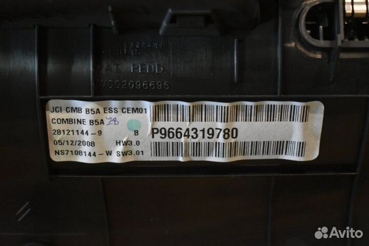 Бортовой компьютер Citroen C4 1 поколение 2004