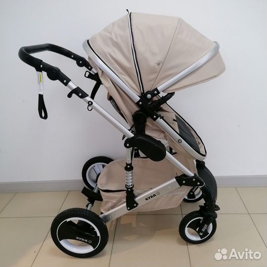 Коляска 3в1 Кука 1 бежевый