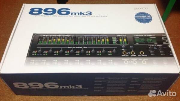 Аудиоинтерфейс Motu 896 Hybrid, новый в упаковке