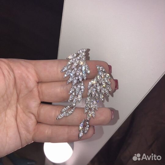 Серьги Крылья