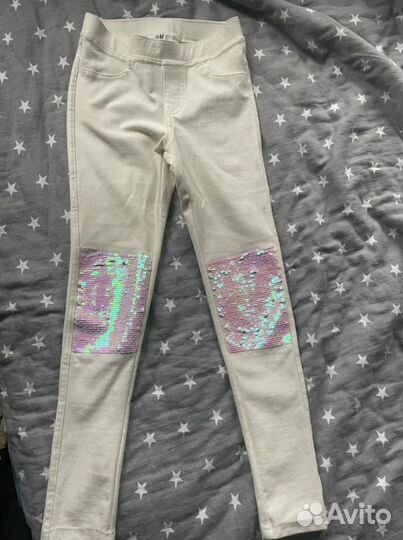 Штаны для девочки H&M 8-10 лет