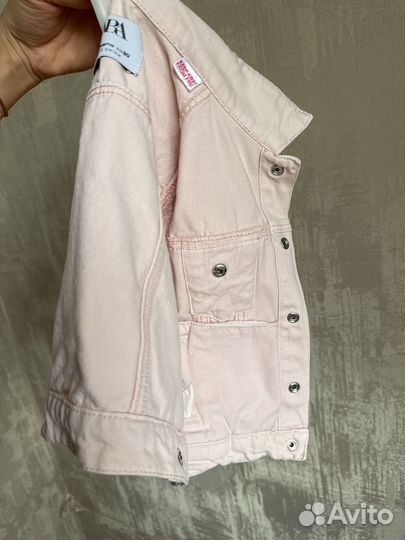 Джинсовая куртка для девочки zara