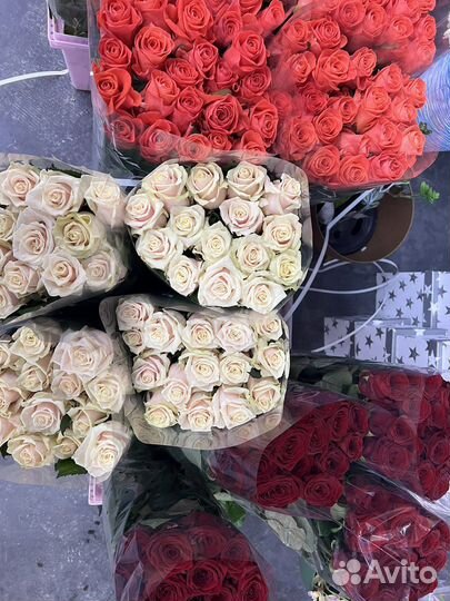 Цветы розы и букеты с доставкой 24/7