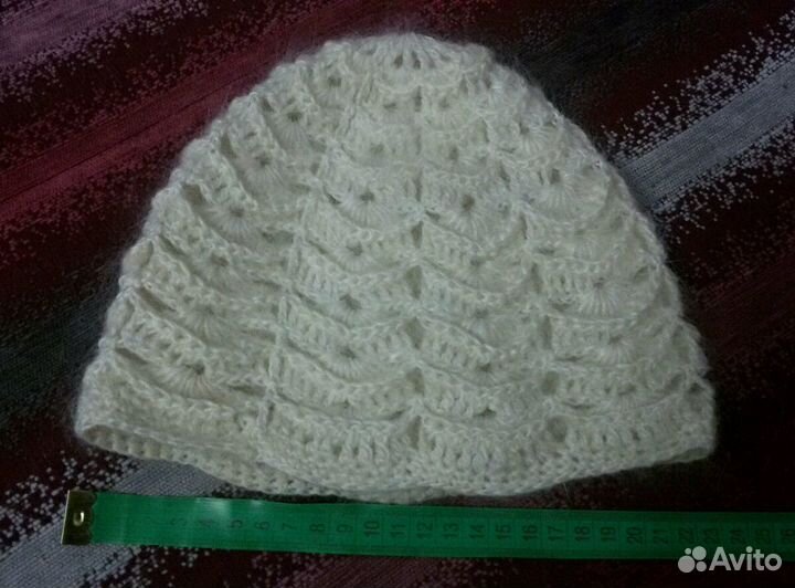 Шапочка из козьего пуха