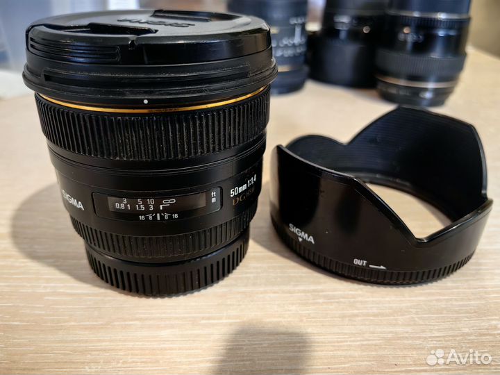 Объектив Sigma 50mm f/1.4 DG HSM EX (Canon)