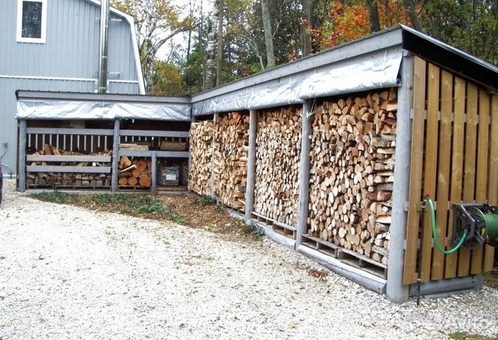 Дрова березовые колотые