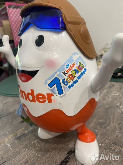 Большой редкий Kinder surprize Киндер 7 яиц