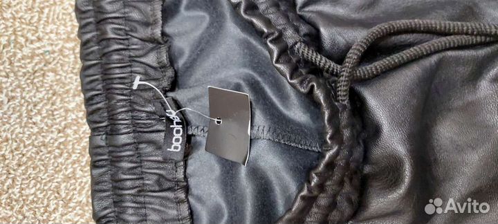 Брюки экокожа